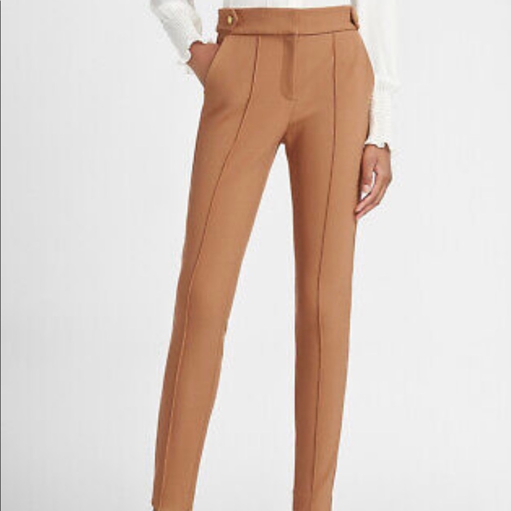 Express brand gold button skinny dress pants